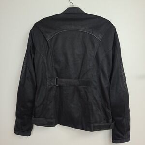 Highway 21 Aira Mesh Motorcycle Jacket Women's L Black Shoulder/Elbow Armor